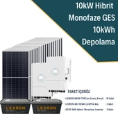 10KW MONOFAZE HİBRİT SİSTEM 1 - 11