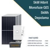5kW MONOFAZE HİBRİT SİSTEM 1 - 6