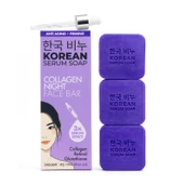 Greenlabel Korean Serum Soap Collagen Night Face Bar 3x60 gr thumbnail 1