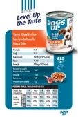 Dogs Up Yaş Yavru Köpek Maması Kuzu Etli 415gr 6Lı - 3