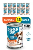 Dogs Up Yaş Yavru Köpek Maması Kuzu Etli 415gr 12Li thumbnail 1
