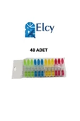ELCY 48 Adet Çamaşır Mandalı İz Bırakmaz 48`li İp Mandalı - 1