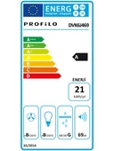 Profilo DVK6J469 Siyah Cam Duvar Tipi Davlumbaz thumbnail 5