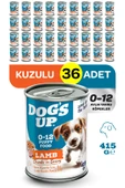 Dogs Up Yaş Yavru Köpek Maması Kuzu Etli 415gr 36Lı thumbnail 1
