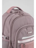 Ççs Su Geçirmez Kumaş Çocuk Çok Gözlü Mor Pembe Ortopedik Sırt Okul Çantası (51928) - 3