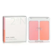 2aN Dual Cheek Allık - 04 Hot Living Coral 4.5 g thumbnail 2