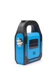 HB-9707A-1 3 Kademeli USB Çıkışlı Şarjlı Mavi Solar Lamba - 2