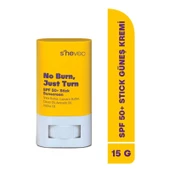 She Vec No Burn Just Spf50+ Stick Güneş Kremi 15 g thumbnail 2