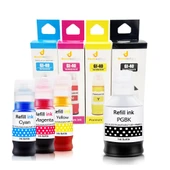 Canon GI-40/Pixma GM4040 4 Renk Muadil Mürekkep thumbnail 1