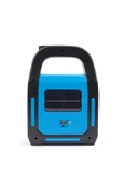HB-9707A-1 3 Kademeli USB Çıkışlı Şarjlı Mavi Solar Lamba - 4