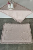 Sevim Püskül Dantelli Ayak Havlusu (50 X 70) Cm 2'li - 2