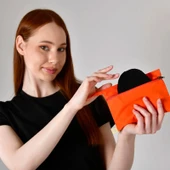 W - Beside Sızdırmaz Ped Çantası - Turuncu thumbnail 2