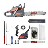 DHA Benzinli Motorlu Testere 58CC 36 Diş EW-YD02-58 Gold Hızar Ağaç Odun Kesme Motoru thumbnail 1