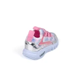 Kız Bebe Pembe Işıklı Bağcıksız Rahat Kalıp Sneaker Spor Ayakkabı - 4