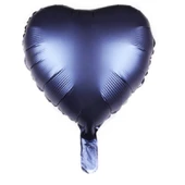 1 Adet 18 İnç 45 Cm Kalp Folyo Balon Lacivert - 1