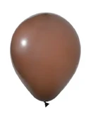 20 Adet 12 İnç 30 Cm Pastel Kahverengi Balon Doğum Günü Süsleme - 1