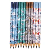 Silka Tri Jumbo Animal Folyo Kurşun Kalem (12 Adet) thumbnail 1