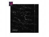 Dekoratif Siyah Mermer Havalandırma Fanı Marble Black Silent 100 Cz Design Ultra Sessiz Banyo Wc Aspiratörü Soler Palau Estetik Dizayn - 1