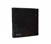 Dekoratif Siyah Mermer Havalandırma Fanı Marble Black Silent 100 Cz Design Ultra Sessiz Banyo Wc Aspiratörü Soler Palau Estetik Dizayn - 2