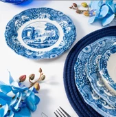 Fecra Vintage Blue 24 Parça Yemek Takımı - 2