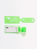 Valiz Etiketi ve Bavul Etiketi * Neon Renk Pvc * Yeşil - 1