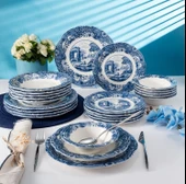 Fecra Vintage Blue 24 Parça Yemek Takımı - 3