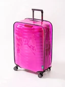 Şeffaf Valiz ve Bavul Kılıfı * Neon Renk Pvc * Kabin - 1