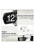 Modern Retro Tasarım Flip Clock Ev ve Ofis Sayfa Çevirmeli Masa Saati Dekoratif Masaüstü Saat Hediye thumbnail 7