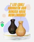Led Işıklı Ultrasonik Oda Nemlendirici ve Uçucu Yağ Difüzörü thumbnail 1
