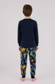 RolyPoly Erkek Çocuk Uzun Kol Pijama Takım Lacivert thumbnail 4