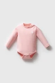 U.S. Polo Assn. Kız Bebek 3'Lü Body Set Açık Pembe thumbnail 3