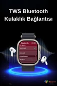 HK11 Ultra3 Yeni Nesil Chat Bot Destekli Yeni Özelliklere Sahip 49mm Amoled Ekran Akıllı Saat thumbnail 4