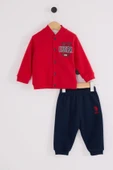 U.S. Polo Assn. Erkek Bebek 3'lü Takım Kırmızı thumbnail 3