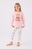 RolyPoly Kız Çocuk Uzun Kol Pijama Takım A.Pembe thumbnail 2