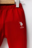 U.S. Polo Assn. Erkek Bebek 2'li Takım Beyaz -Yeşil thumbnail 3