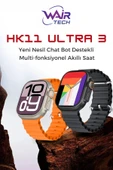 HK11 Ultra3 Yeni Nesil Chat Bot Destekli Yeni Özelliklere Sahip 49mm Amoled Ekran Akıllı Saat thumbnail 1