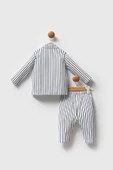 U.S. Polo Assn. Erkek Bebek Gömlek Pijama Beyaz - 3