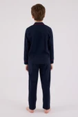 U.S. Polo Assn. Erkek Çocuk Gömlek Pijama Lacivert - 4