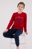 U.S. Polo Assn. Erkek Çocuk Uzun Kol Pijama Takım Kırmızı - 2