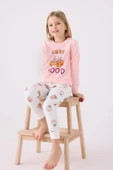 RolyPoly Kız Çocuk Uzun Kol Pijama Takım A.Pembe thumbnail 1