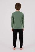 RolyPoly Erkek Çocuk Uzun Kol Pijama Takım K.Yeşil thumbnail 6