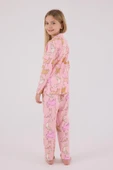 RolyPoly Kız Çocuk Gömlek Pijama Açık Pembe - 3