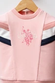 U.S. Polo Assn. Kız Bebek 2'li Takım Açık Pembe thumbnail 3