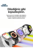 HK10 Mini Akıllı Saat Kordon Hediyeli 1.75" Amoled Ekran Tüm Telefonlara Uyumlu Su Geçirmez thumbnail 5