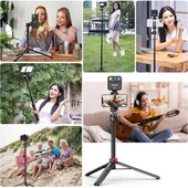 Ulanzi MT-44 Uzatılabilir Vlog Tripod Siyah - 8