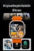 HK11 Ultra3 Yeni Nesil Chat Bot Destekli Yeni Özelliklere Sahip 49mm Amoled Ekran Akıllı Saat thumbnail 5
