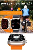 Akıllı Saat Ultra2 10 Kordon Kasa Koruma Kılıf Smart Watch Bluetooth Bağlantılı Akıllı Saat - 5
