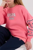 U.S. Polo Assn. Kız Çocuk Eşofman Takımı Neon Pembe thumbnail 3