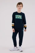 U.S. Polo Assn. Erkek Çocuk Eşofman Takımı Lacivert thumbnail 1