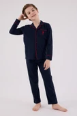 U.S. Polo Assn. Erkek Çocuk Gömlek Pijama Lacivert - 2